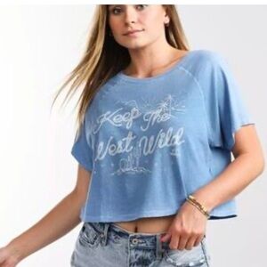 Wrangler Blue Short Sleeve Tee